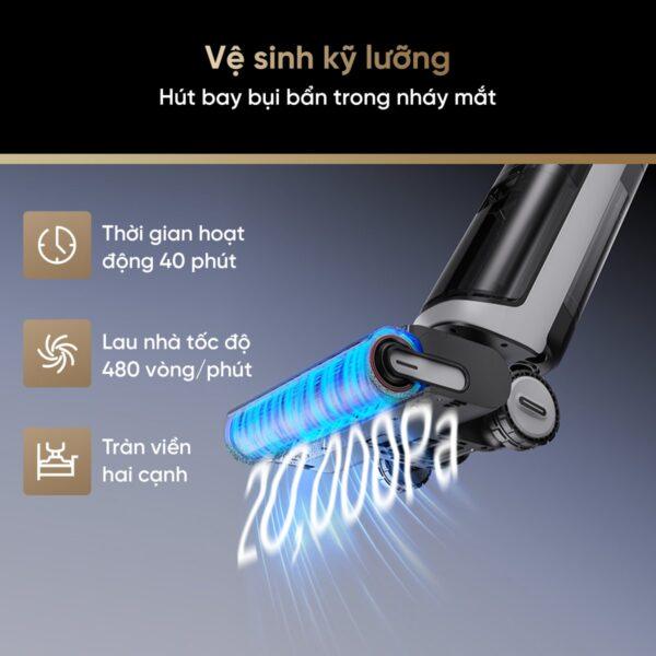 Máy hút bụi lau nhà Dreame H14 Station - Ảnh 9