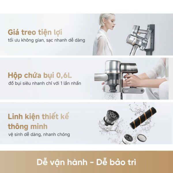 Máy hút bụi không dây Dreame V18S Aqua - Ảnh 5